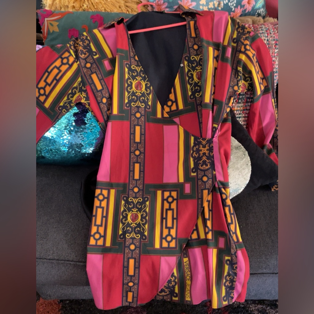 Versace Printed Dress Size 8 “Rare Print”